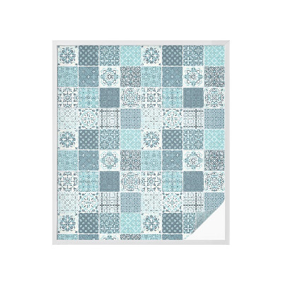 Sichtschutzfolie Fenster Buntglasoptik Boho-Fliesen