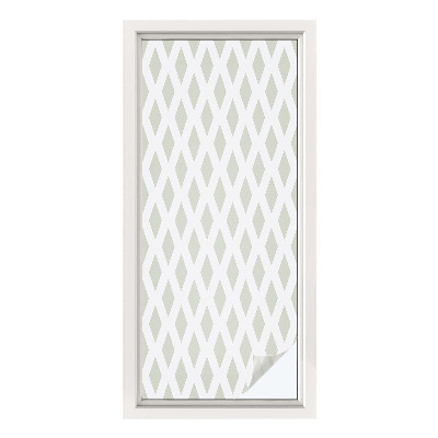 Fensterfolie Sichtschutz Rautenmuster