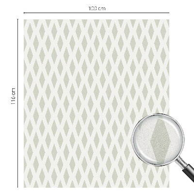 Fensterfolie Sichtschutz Rautenmuster