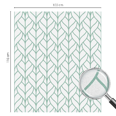 Folie für Fenster blickdicht Pflanzensymmetrie