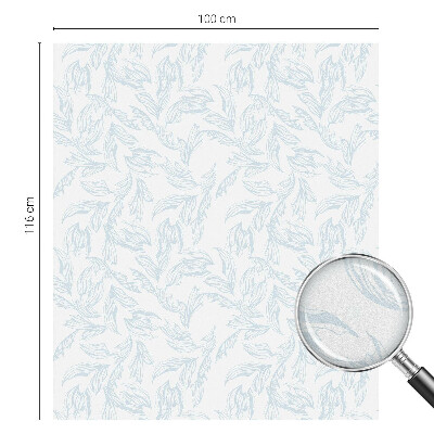 Folie für Fenster blickdicht ätherische Blätter