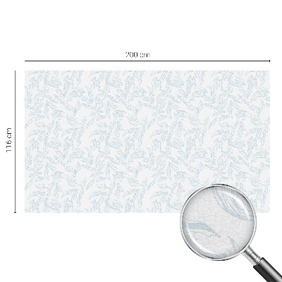 Folie für Fenster blickdicht ätherische Blätter