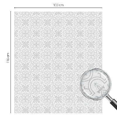 Folie für Fenster blickdicht Blumensymmetrie