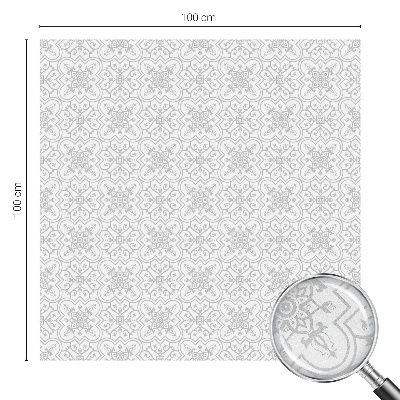 Folie für Fenster blickdicht Blumensymmetrie