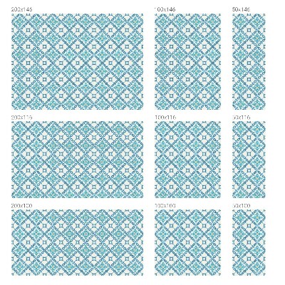 Sichtschutzfolie Fenster Buntglasoptik Klassische Symmetrie