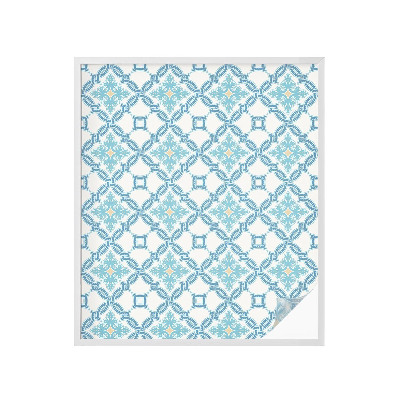 Sichtschutzfolie Fenster Buntglasoptik Klassische Symmetrie