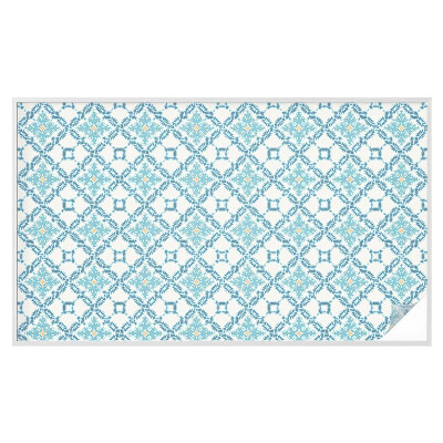 Sichtschutzfolie Fenster Buntglasoptik Klassische Symmetrie