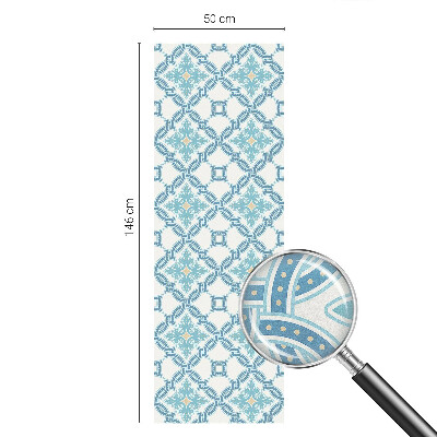 Sichtschutzfolie Fenster Buntglasoptik Klassische Symmetrie