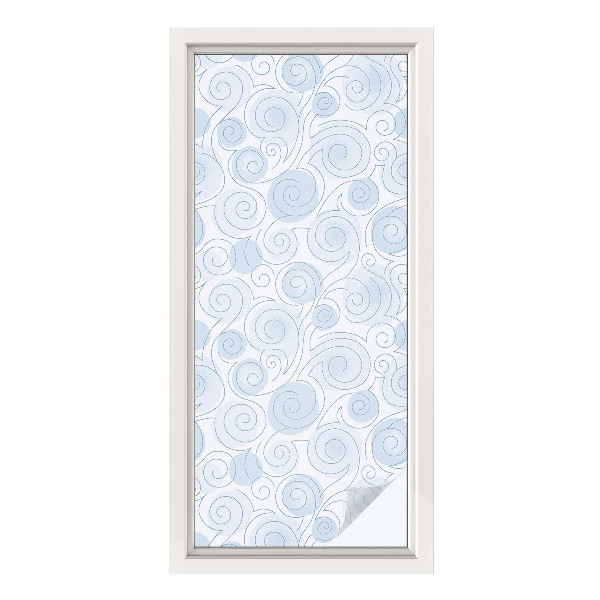 Folie für Fenster blickdicht Spiralmuster