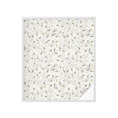 Fensterfolie Sichtschutz Blätter von Trieben