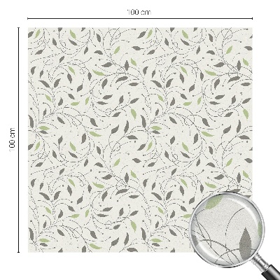 Fensterfolie Sichtschutz Blätter von Trieben