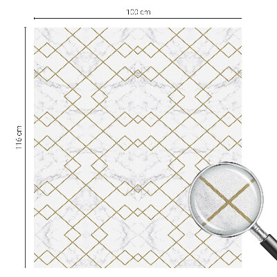 Sichtschutzfolie Fenster Buntglasoptik Geometrische Linien