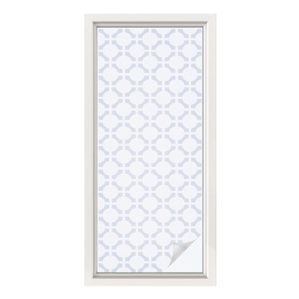 Klebefolie Fenster Sichtschutz Geometrische Eleganz