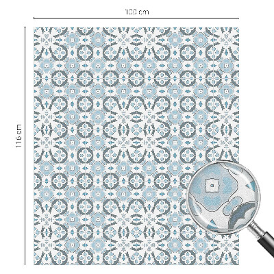 Sichtschutz Klebefolie Buntglasoptik Geometrische Muster