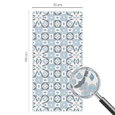 Sichtschutz Klebefolie Buntglasoptik Geometrische Muster