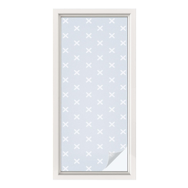 Folie für Fenster blickdicht Zarte Kreuze