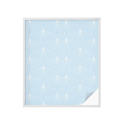 Sichtschutzfolie Fenster Buntglasoptik Harmonische Fans