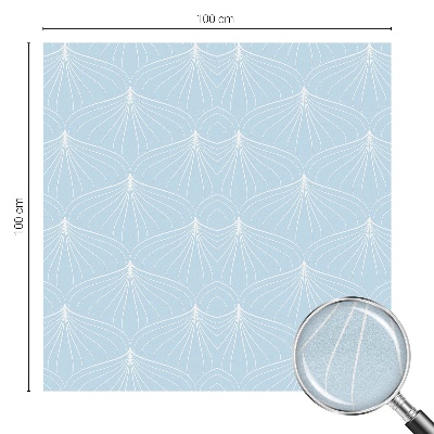 Sichtschutzfolie Fenster Buntglasoptik Harmonische Fans