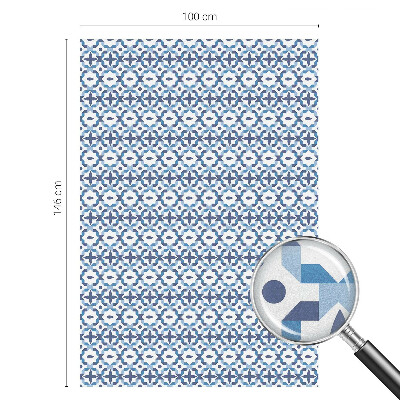 Sichtschutz Klebefolie Buntglasoptik Harmonisches Muster