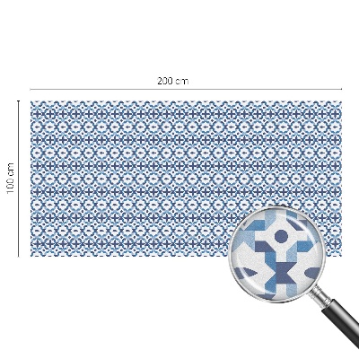 Sichtschutz Klebefolie Buntglasoptik Harmonisches Muster