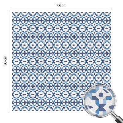Sichtschutz Klebefolie Buntglasoptik Harmonisches Muster
