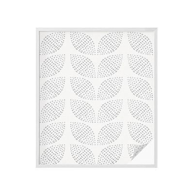 Sichtschutz Klebefolie Buntglasoptik Gepunktete Blätter