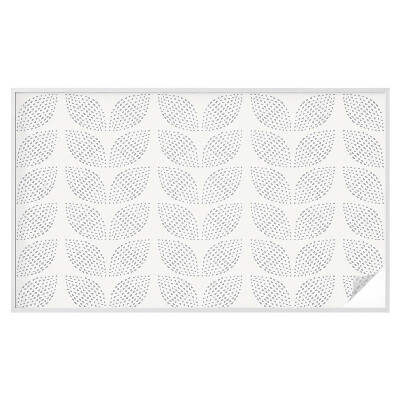 Sichtschutz Klebefolie Buntglasoptik Gepunktete Blätter