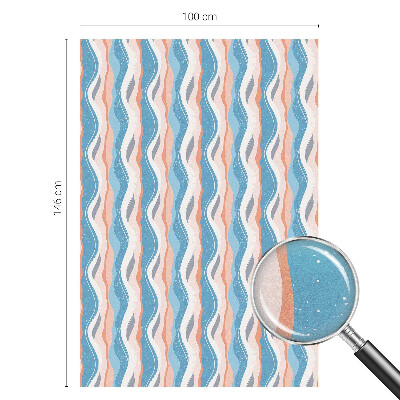 Fensterfolie Sichtschutz Wellenförmiger Rhythmus