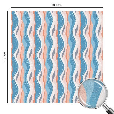 Fensterfolie Sichtschutz Wellenförmiger Rhythmus