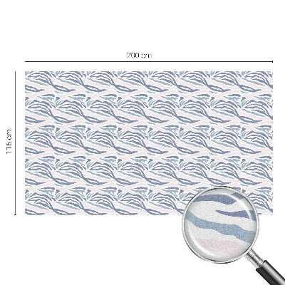 Sichtschutz Klebefolie Buntglasoptik Zebra-Muster