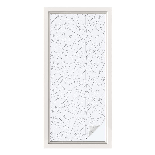 Fensterfolie Sichtschutz Geometrische Muster