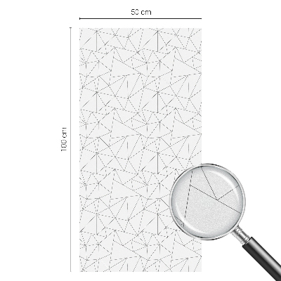 Fensterfolie Sichtschutz Geometrische Muster