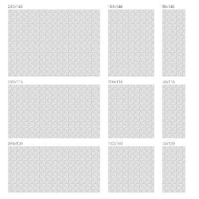 Folie für Fenster blickdicht Wellenförmige Formen