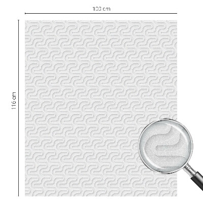 Sichtschutz Klebefolie Buntglasoptik Minimalistisches Design