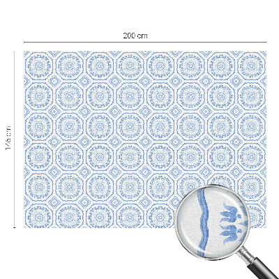 Sichtschutzfolie Fenster Buntglasoptik Blumenschmuck