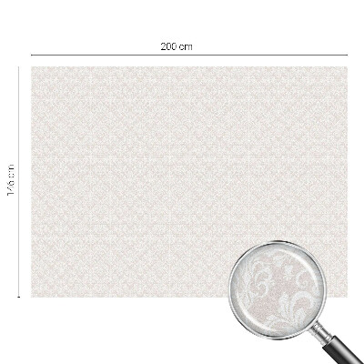 Sichtschutz Klebefolie Buntglasoptik Pflanzenornament