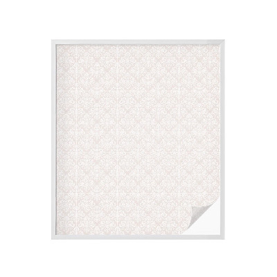 Sichtschutz Klebefolie Buntglasoptik Pflanzenornament