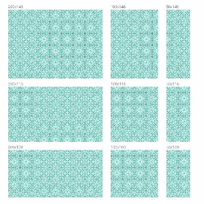 Folie für Fenster blickdicht Klassisches Muster