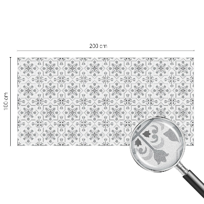 Fensterfolie Sichtschutz Symmetrische Ornamente