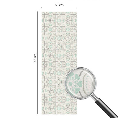 Klebefolie Fenster Sichtschutz Blumenfliesen