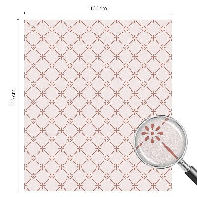 Fensterfolie Sichtschutz Blumenmuster