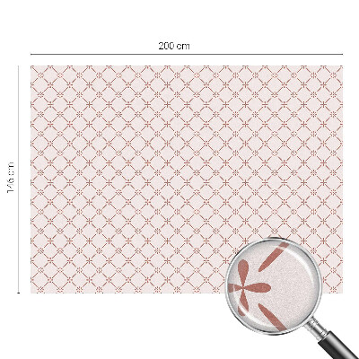 Fensterfolie Sichtschutz Blumenmuster