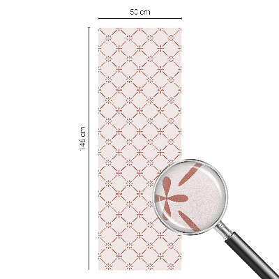 Fensterfolie Sichtschutz Blumenmuster