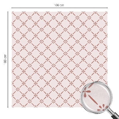 Fensterfolie Sichtschutz Blumenmuster