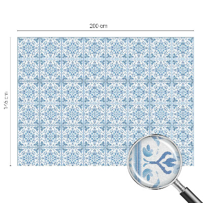 Fensterfolie Sichtschutz Blumenschmuck