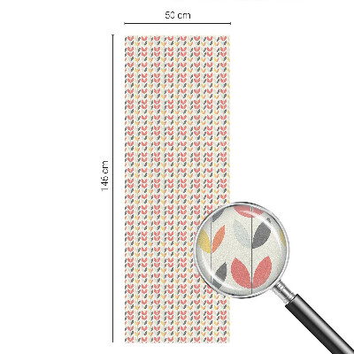 Fensterfolie Sichtschutz Retro-Blätter