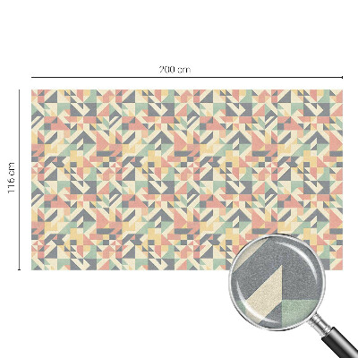 Sichtschutzfolie Fenster Buntglasoptik Die Energie der Geometrie