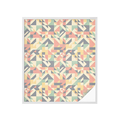 Sichtschutzfolie Fenster Buntglasoptik Die Energie der Geometrie