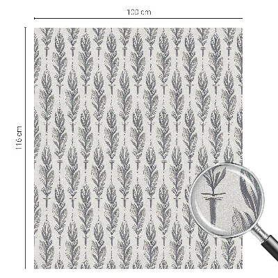 Fensterfolie Sichtschutz Elegante Federn