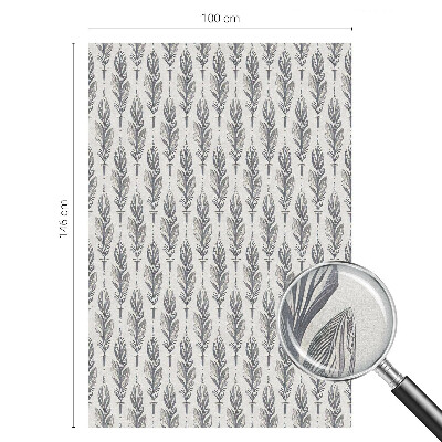 Fensterfolie Sichtschutz Elegante Federn